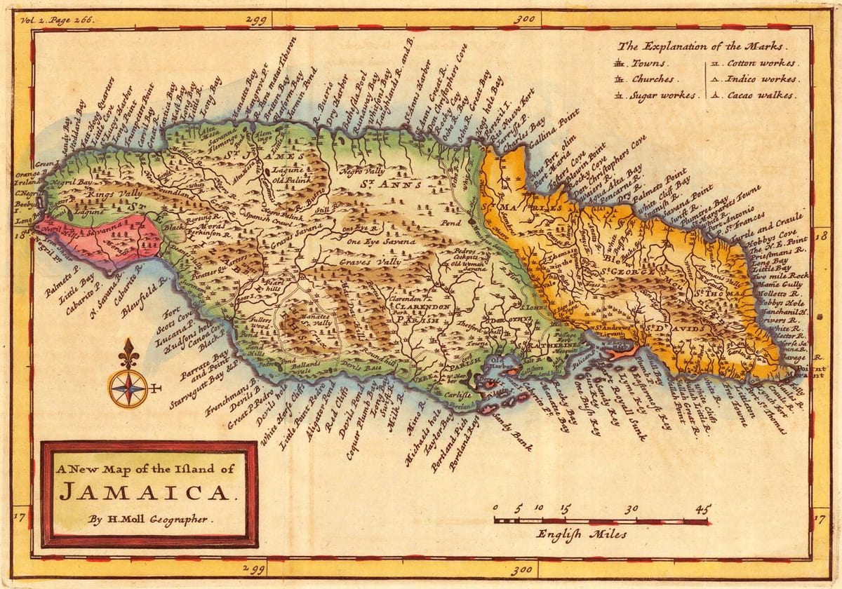 Bản đồ, jamaica