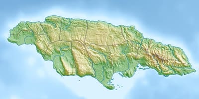 Bản đồ của 3d jamaica