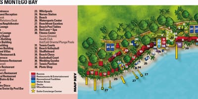 Jamaica resort bản đồ vịnh montego