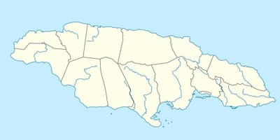 Bản đồ của jamaica đang ở con sông